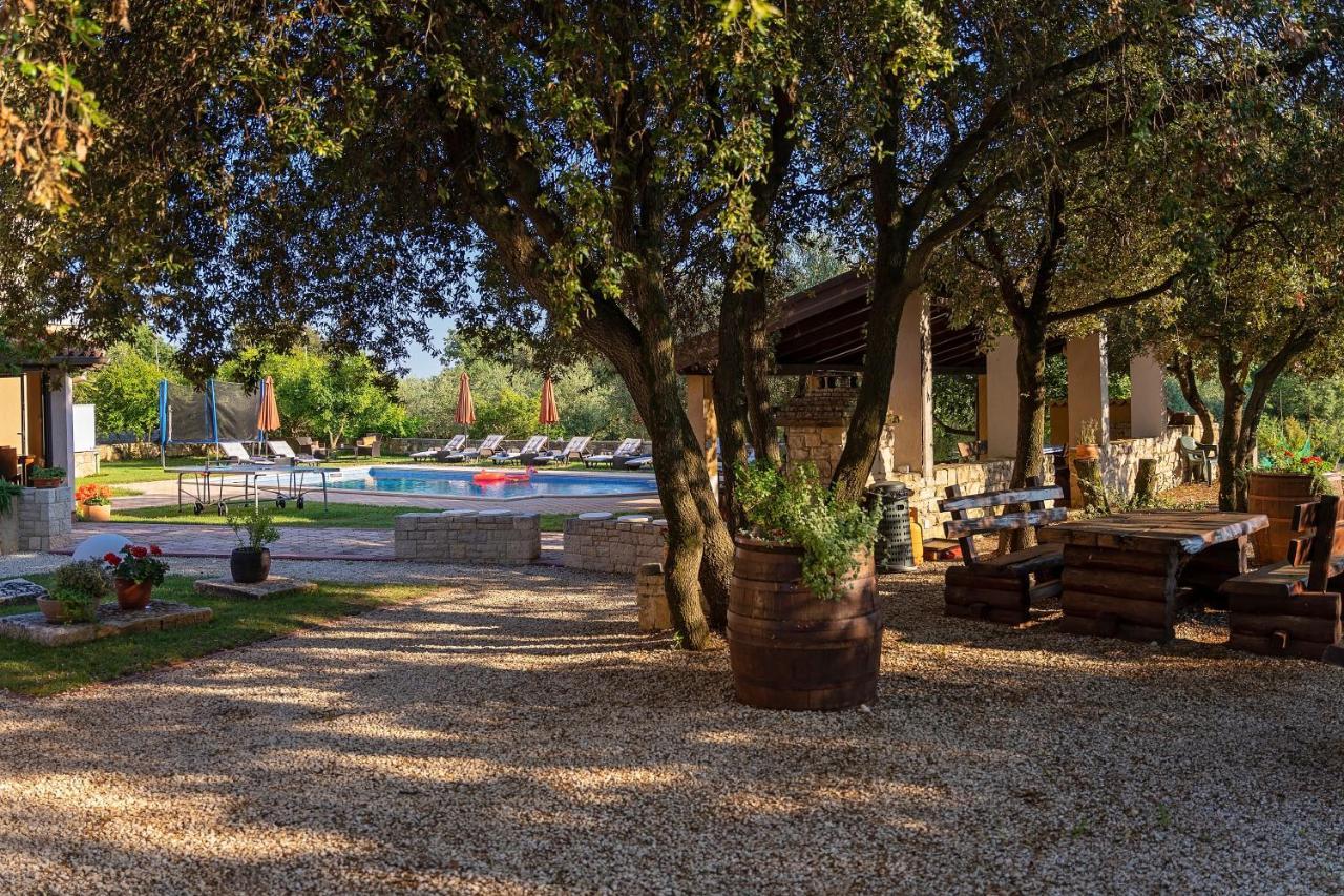 Guesthouse "Barboska" - Big Outdoor Swimming Pool & Private Tennis Court Vodnjan Exterior photo